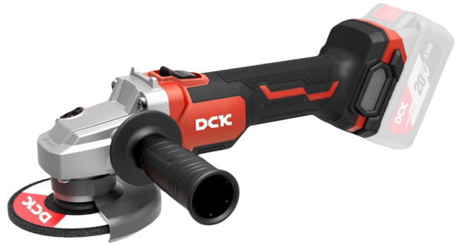 Машина шлифовальная аккумуляторная угловая DCK KDSM03-125(18В,125мм,8500 об/мин,БЕСЩЕТ без акб и з/у