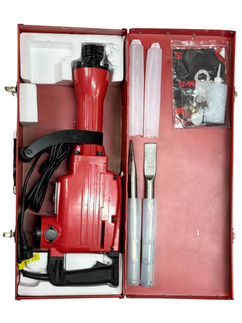 Молоток отбойный MH2200 SMART RED(2200Вт, 30мм, 65 Дж, 2400 уд/мин, кейс,пика,лопатка) Молоток отбойный MH2200 SMART RED(2200Вт, 30мм, 65 Дж, 2400 уд/мин, кейс,пика,лопатка)