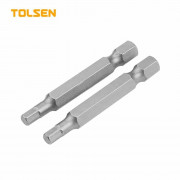 Биты Industrial H6 x 50 мм, 1/4", S2, 2 шт TOLSEN