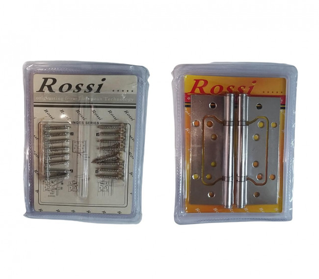 Петля накладная без врезки ROSSI/MASTER 120мм 2ВВ СР хром 2,5мм (50шт) 2шт