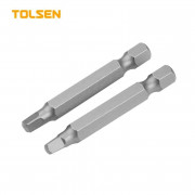 Биты Industrial S1 x 50 мм, 1/4", S2, 2 шт TOLSEN