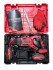 Аккумул. Сабельная пила PSR20115-4 SMART RED(20В, 3300 ход/мин, ход 28 мм, 2АКБ*4Ач,ЗУ,кейс)