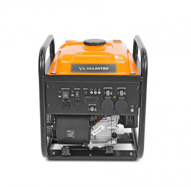 Генератор инверторный с открытой рамой  VILLARTEC GI 428(4.2/4.5 кВт, ручной стартер, 4-тактный)