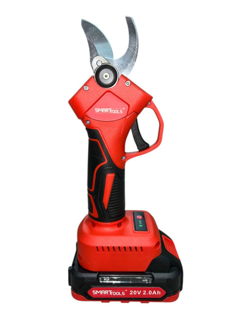 Секатор PS2130 SMART RED(20В, 5 см, 25мм рез,плав.пуск, 2 АКБ*2 Ач+ЗУ, кейс)