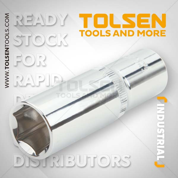 Головка торцевая удлинённая ПРОФИ 24мм TOLSEN
