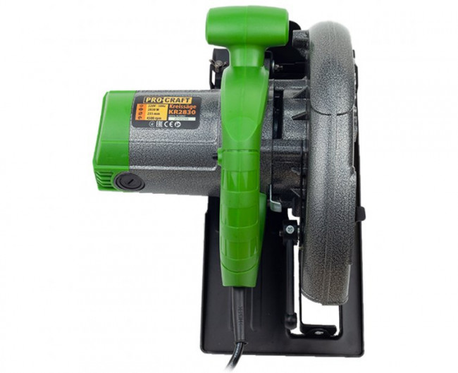 Дисковая пила KR2830/235 Procraft (2830Вт, 235мм, 45°/90°: 65/85мм, блок. редутора)