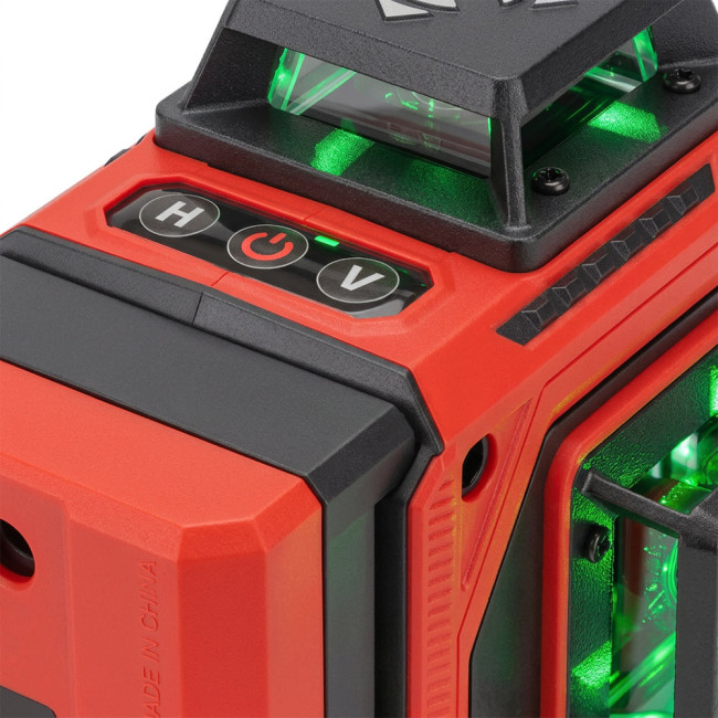 Лазерный нивелир CONDTROL NivoTec 3D(30м/60м, IP54, 1/4", 5/8", Зелёный, Класс II, 515 нм < 1 мВт)