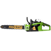 Пила цепная аккумуляторная PKA48Li Procraft(40 В, 9800 об/мин, 24,6 м/с, 3/8"Lp, 56 зв, 16",1АКБ+ЗУ)