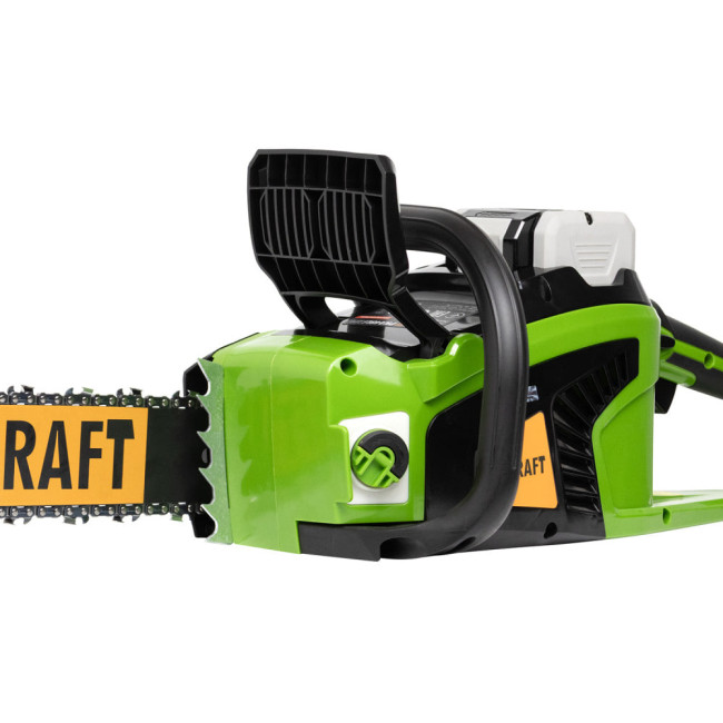 Пила цепная аккумуляторная PKA48Li Procraft(40 В, 9800 об/мин, 24,6 м/с, 3/8"Lp, 56 зв, 16",1АКБ+ЗУ)