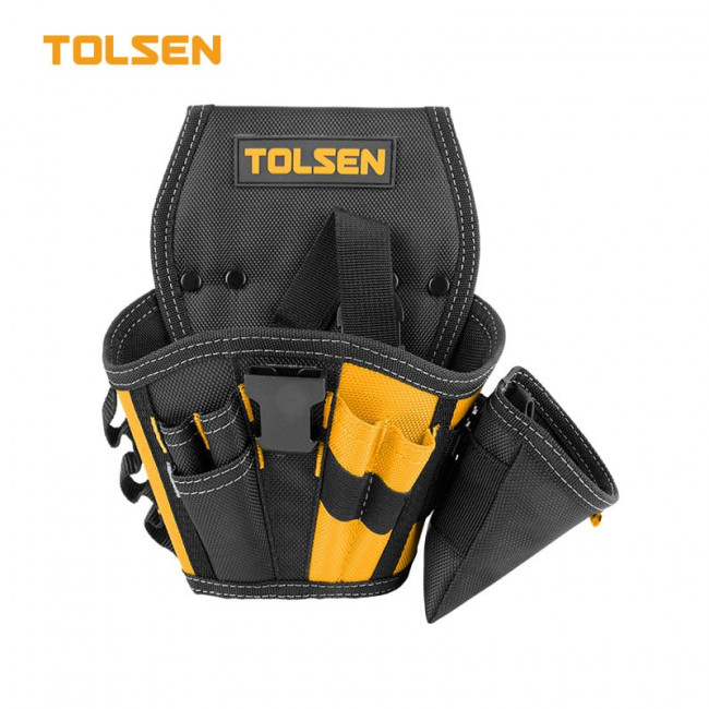 Подсумок для инструментов Industrial, п/э 1680D с ПВХ-покрытием, 13 карманов и петель TOLSEN