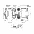 Петля скрытая HH-2.0 Самир kilit, (SN) мат.никель