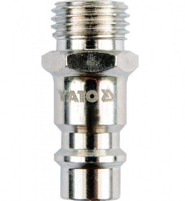 Быстросъемный штуцер с наружной резьбой 1/4"M YATO