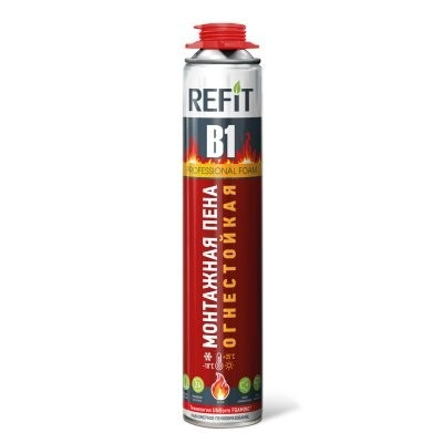 REFIT В1 пена монтажная огнестойкая профи 12шт