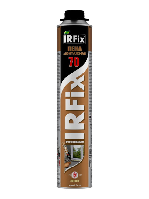 IRFix 70 (лето) Пена монтажная профессиональная 850мл 1015гр (16шт/кор)