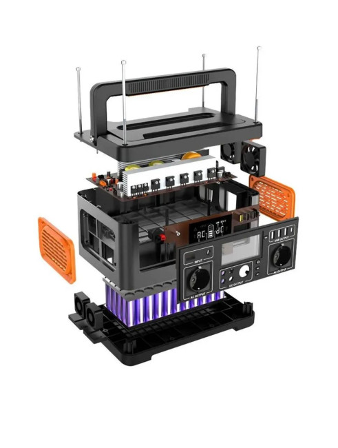 Портативная электростанция XPX A5 500W(520 Вт·ч, 140 400 мА·ч, 3,7 В, 1000 циклов)