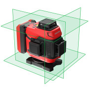 Лазерный нивелир CONDTROL Fliesen 4D new(4,2В Li-ion, 40м/60м, IP54, 1/4", 5/8", Зелёный)