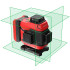 Лазерный нивелир CONDTROL Fliesen 4D new(4,2В Li-ion, 40м/60м, IP54, 1/4", 5/8", Зелёный)