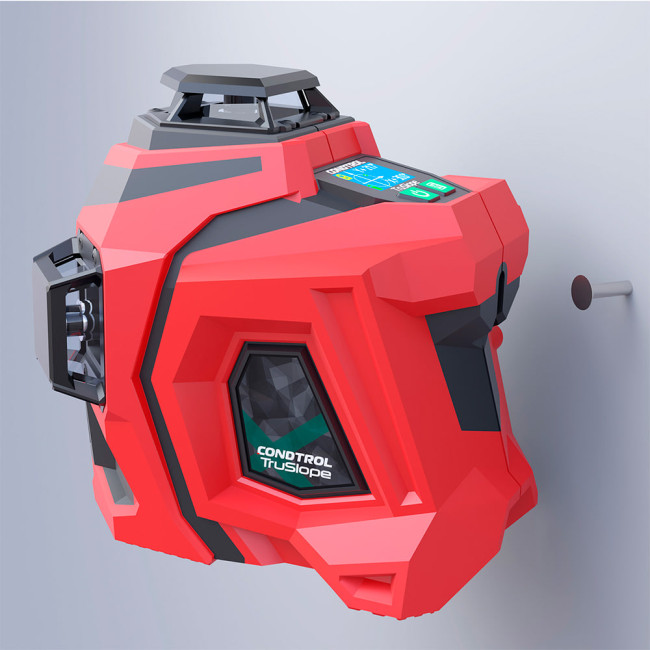Лазерный нивелир CONDTROL TruSlope(40м/80м, IP65, 1/4", 5/8", Зелёный, Класс II, 520 нм < 1 мВт)