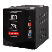 Стабилизатор пониженного напряжения REX-FR-5000 REXANT(1 фаза, 100-270 В, 3.5 кВт, КПД 95%,релейный)