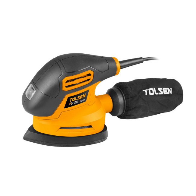 Шлифмашина delta TOLSEN 200 Вт, подошва 140x90 мм, 14000 кол/мин, мешок д/пыли, 220 В Шлифмашина delta TOLSEN 200 Вт, подошва 140x90 мм, 14000 кол/мин, мешок д/пыли, 220 В