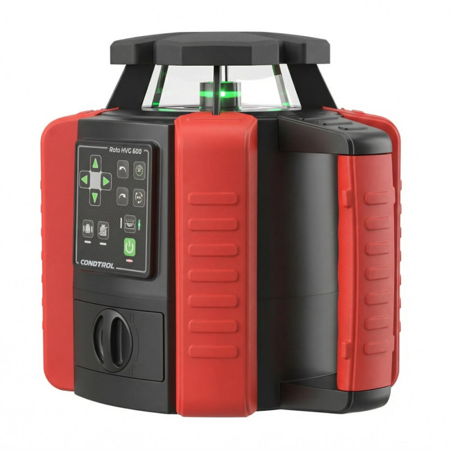 Ротационный лазерный нивелир CONDTROL ROTO HVG 600(16,8В Li-ion, 600м, 5/8", Зелёный, Класс II)