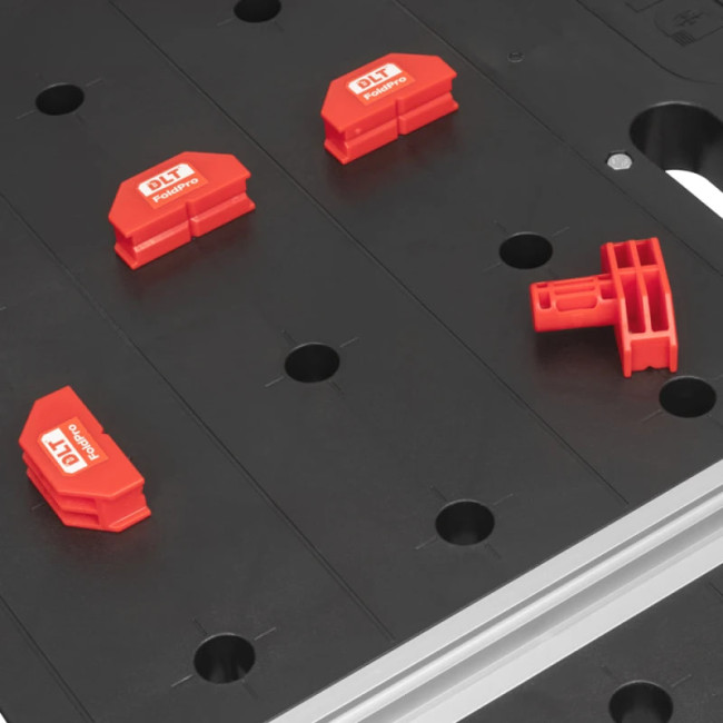 Складной рабочий стол (Верстак) DLT FoldPro с струбцинами и упорами, арт.3855