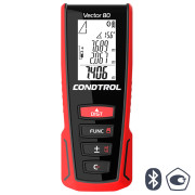 Лазерный дальномер CONDTROL Vector 80(0,05 - 80 м, уклономер, память, Bluetooth, 3,7В 850 мАч Li-on) Лазерный дальномер CONDTROL Vector 80(0,05 - 80 м, уклономер, память, Bluetooth, 3,7В 850 мАч Li-on)