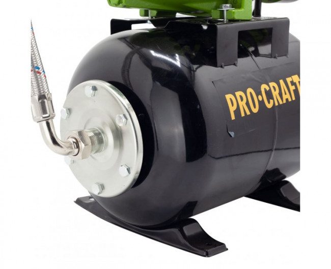 Насосная станция PN25 Procraft (750Вт, Бак 24л, Резьба 1"/1",подъем 45м, глубина 9м,макс 3000л\ч) Насосная станция PN25 Procraft (750Вт, Бак 24л, Резьба 1"/1",подъем 45м, глубина 9м,макс 3000л\ч)