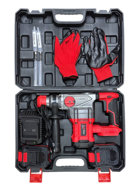 Перфоратор аккумуляторный BLH2002-4 SMART RED(20В, SDS+, 5000 уд/мин, 4 Дж, кейс) Перфоратор аккумуляторный BLH2002-4 SMART RED(20В, SDS+, 5000 уд/мин, 4 Дж, кейс)