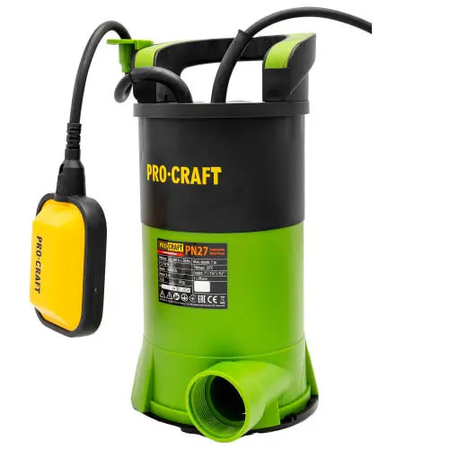 Погружной насос PN27 (low suction) Procraft UNIVERSAL(750 Вт, IPX8, 1″ - 1 1/4″ - 1 1/2″, 14000 л/ч)