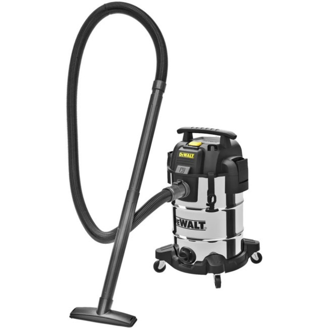 Эл. пылесос 1050ВТ 30Л DeWalt DXV30SAPTA(щеточный,30 л,750 Вт,136 м³/ч,15000 Па,L-фильтр)