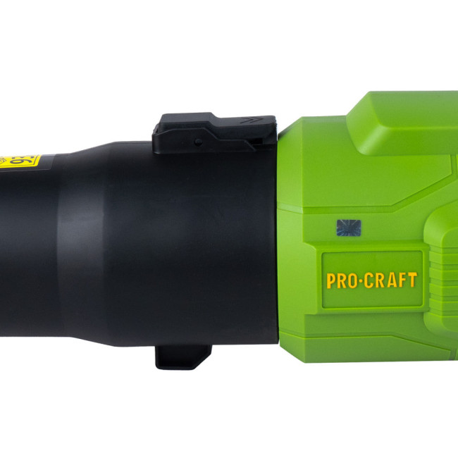 Воздуходувка аккумуляторная PB26 Procraft (20В, 12000-23000 об/мин,15,45 м3/ч, 35 км/ч,1АКБ)