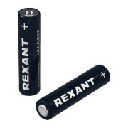 Батарейка алкалиновая AAA/LR03 мизинчиковая 1,5В блистер 2 шт. REXANT