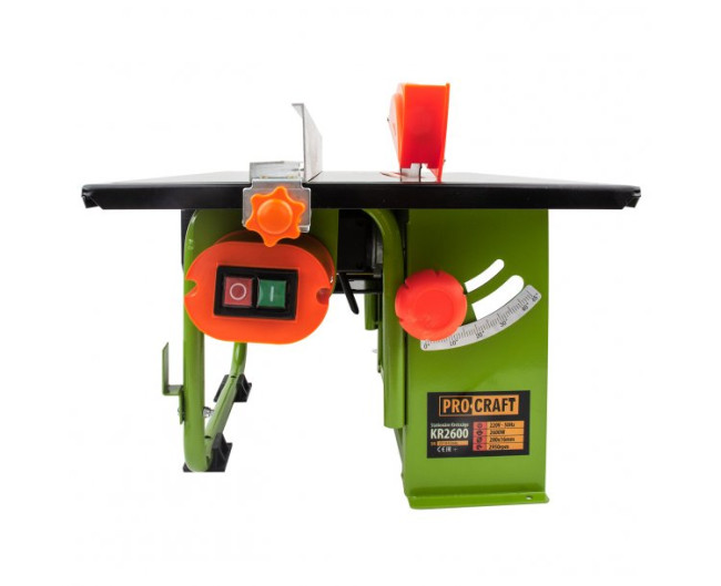 Стационарная циркулярная пила KR2600 Procraft (800Вт, 200*16мм, 45°/90°-35/45мм, 500*335мм)