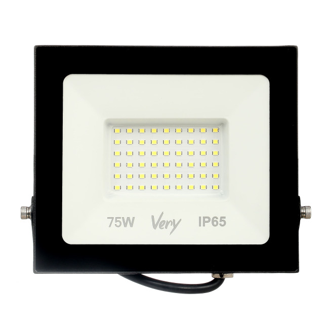Прожектор светодиодный 70Вт, IP65 6500К, черный VERY