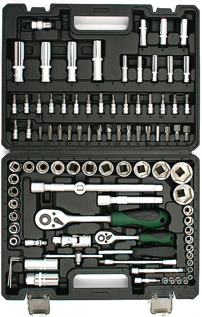 Набор инструментов 1/2"+1/4"  94 предмета НР94-1  HELFER