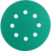 Диск шлифовальный ABRAFORCE Green Film на плёночной основе  8 отв.  125мм Р1500 (уп. 5 шт.)