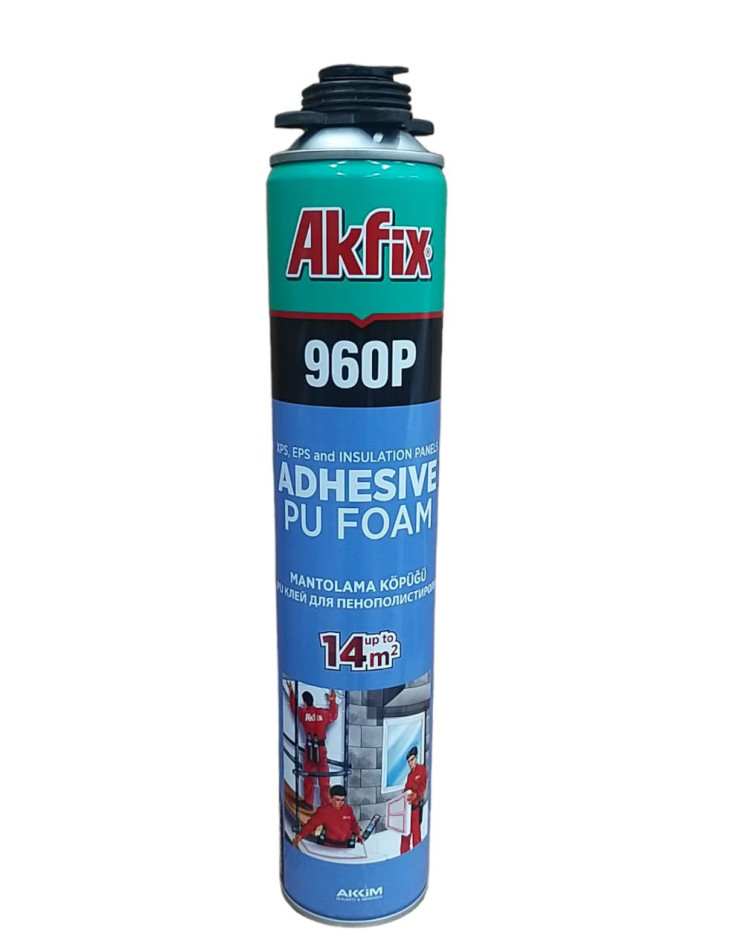 Клей-пена AKFIX 960Р Профи 800мл всесезонный