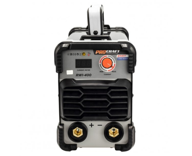 Инверторный сварочный аппарат RWI-400 Long Range Procraft Industrial (ММА, 20-200А, 1,6-6,0мм, 5м) Инверторный сварочный аппарат RWI-400 Long Range Procraft Industrial (ММА, 20-200А, 1,6-6,0мм, 5м)