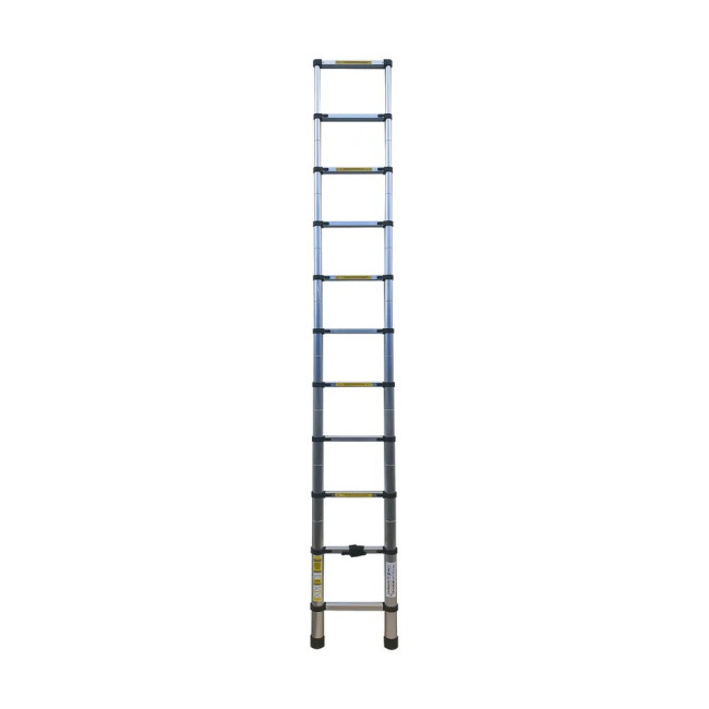 Лестница телескопическая алюминиевая GNEL 2,6м- 9 ступеней