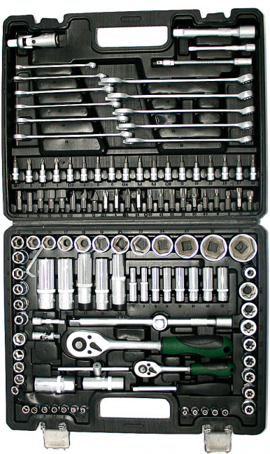Набор инструментов 1/2"+1/4"  125 предметов НР125  HELFER