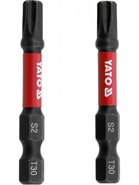 Набор бит Impact torsion T30 50мм 2 шт. YATO