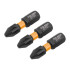 Биты торсионные Industrial PZ2 x 25 мм, 1/4", S2, магнит, 3 шт TOLSEN