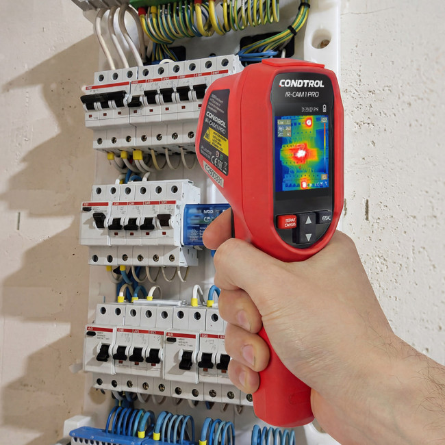 Тепловизор CONDTROL IR-CAM1 PRO(2,4" ТFТ LCD, -20…+550 °C, память 3,75 Гб До 3000 изображений)
