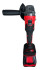 Аккумуляторная УШМ WS11125-4 SMART RED (21В, 4500-9000 об/мин, М10, 125мм, 2АКБ*4Ач, кейс)