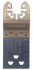 Полотно пильное погружное универсальное Bi-M 34*40*18TPI  HILBERG
