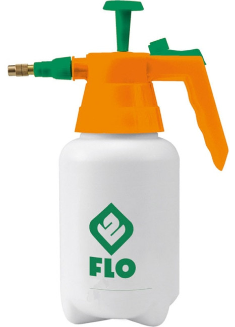 Опрыскиватель ручной FLO 2л (белый,латунь) (15шт)