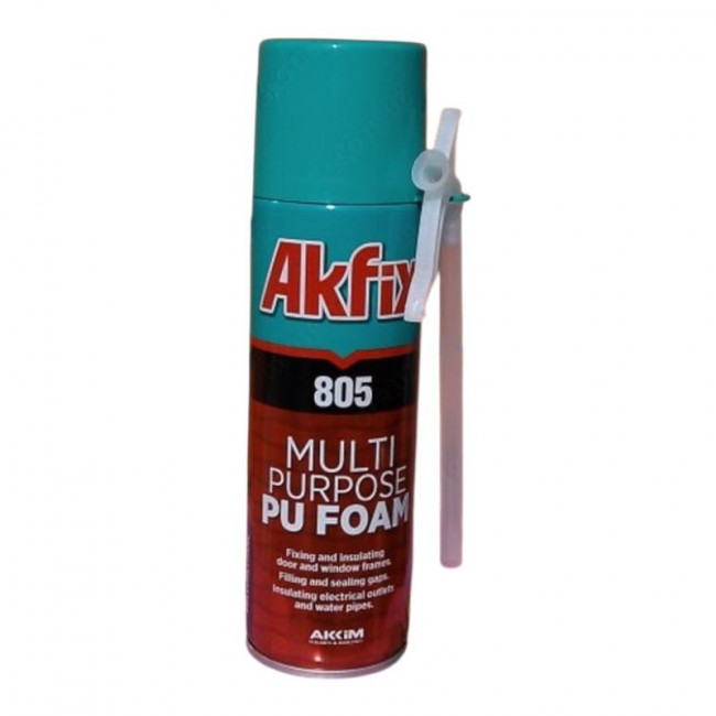 Пена AKFIX 805 монтажная бытовая 350гр. 12шт
