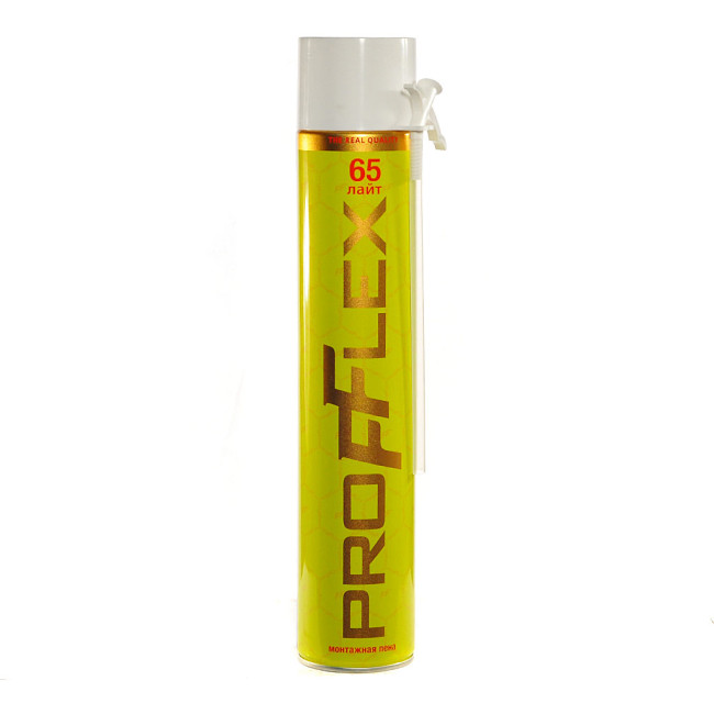 Пена монтажная PROFFLEX 600 ADVANCED бытовая ВЫХОД 50л(12шт)