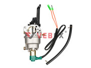 Карбюратор для двигателей 177F/GX270 (с электроклапаном, с рычагом), VEBEX